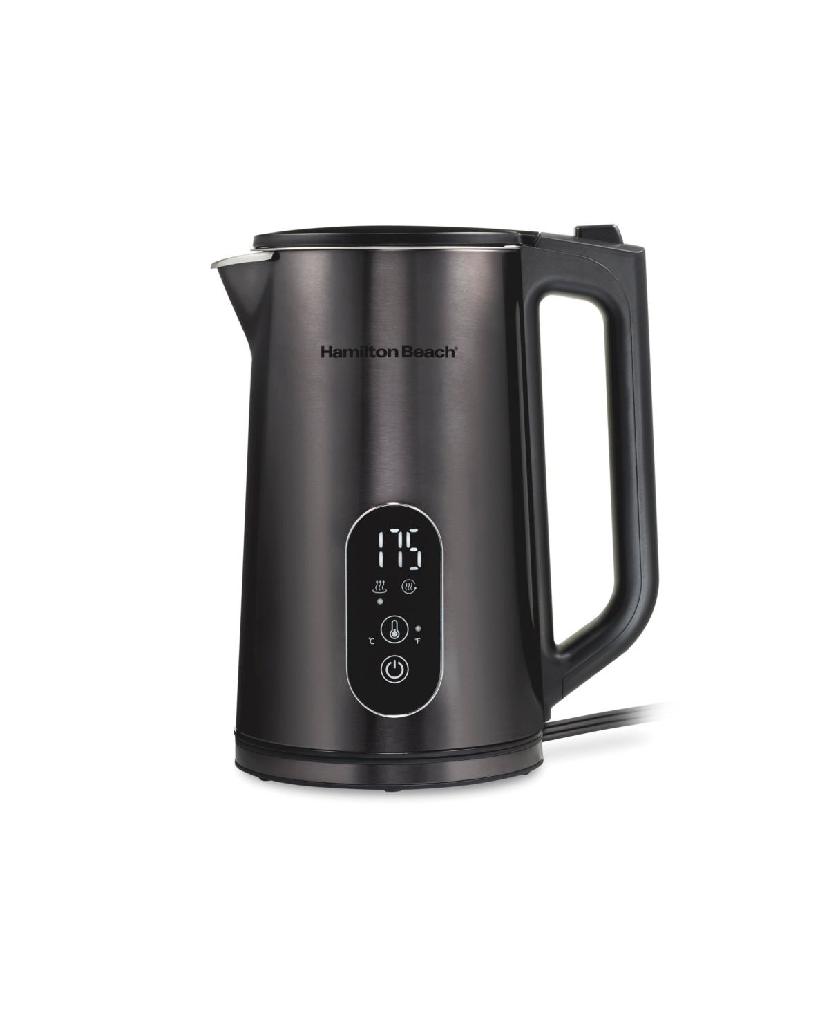 Hamilton Beach Digital Temperature-control Double-wall Kettle 1.7 L In Black