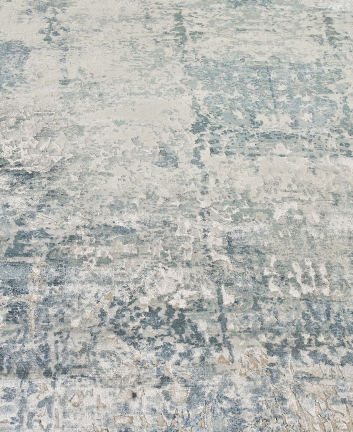 Exquisite Rugs Roset 2540 6'x9' Area Rug In Blue,ivory