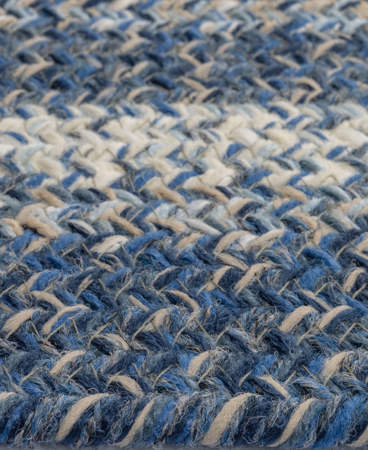 Capel Sturbridge 0223 2'x8' Oval Runner Area Rug In Ocean
