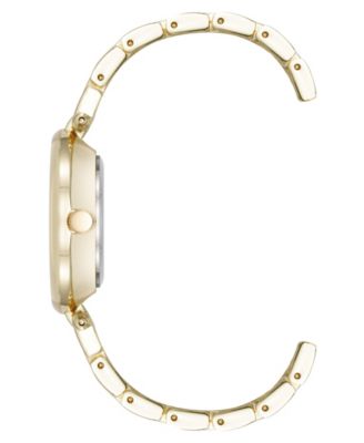 Women's Quartz Everyday Roman Numeral Gold-Tone Alloy Metal Watch, 32mm