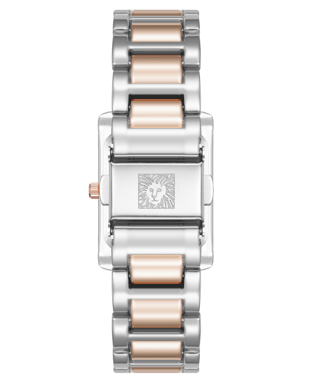 Shop Anne Klein Women's Quartz Contemporary Silver-tone And Rose Gold-tone Alloy Metal Watch, 24mm In Silver-tone,rose Gold-tone