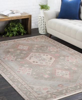 Timeless Rug Designs Utica S3402 Rug Collection In Light Gray
