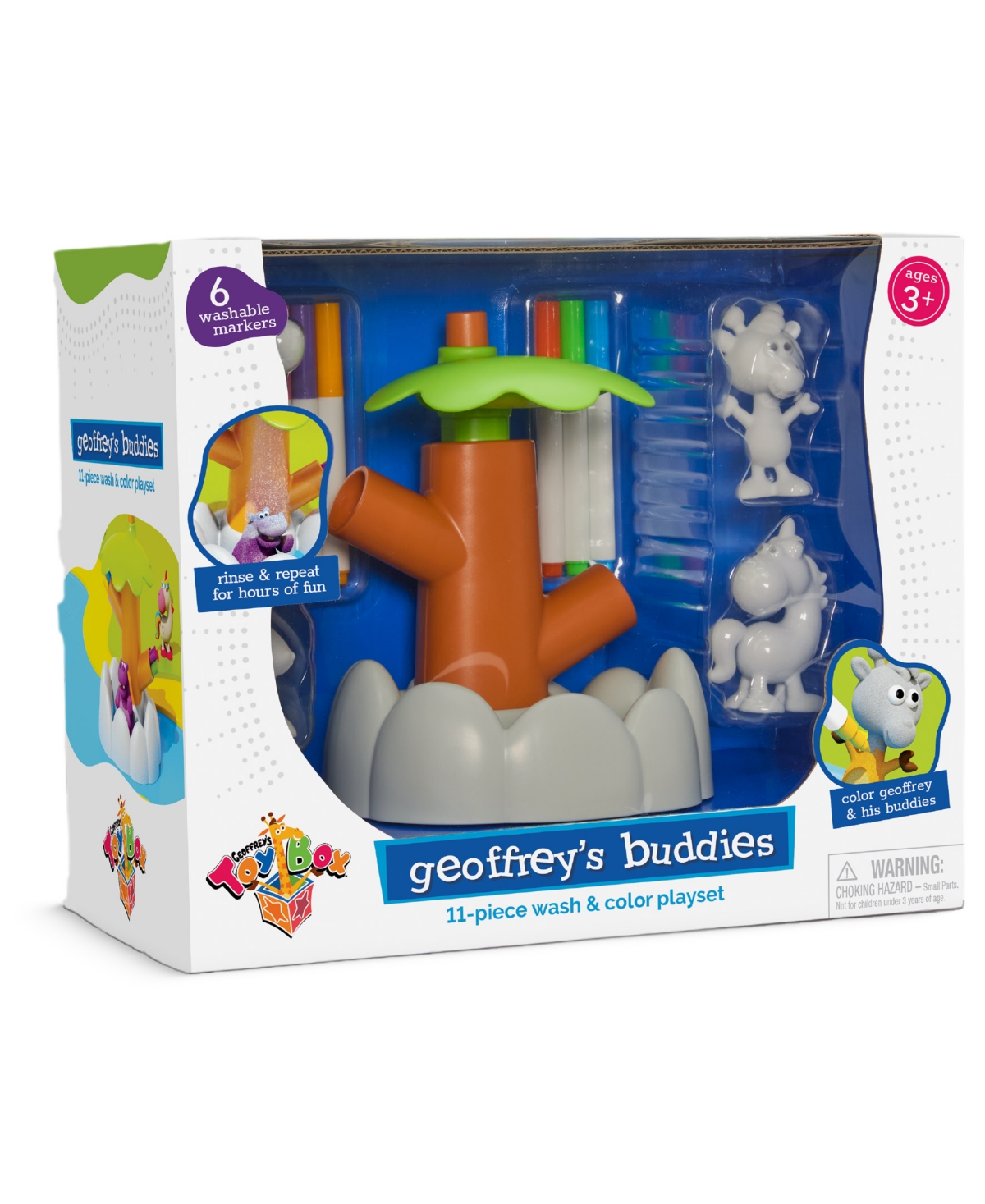 Geoffrey's Toy Box Buddies Wash Color Playset In No Color