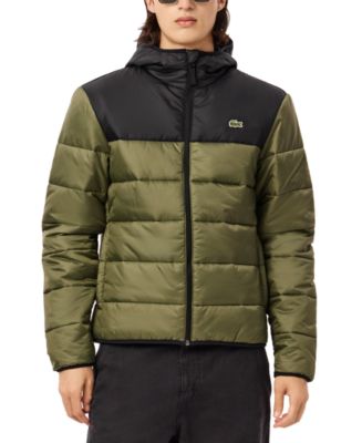 Lacoste Men's Water Repellent Full Zip Puffer Jacket Macy's