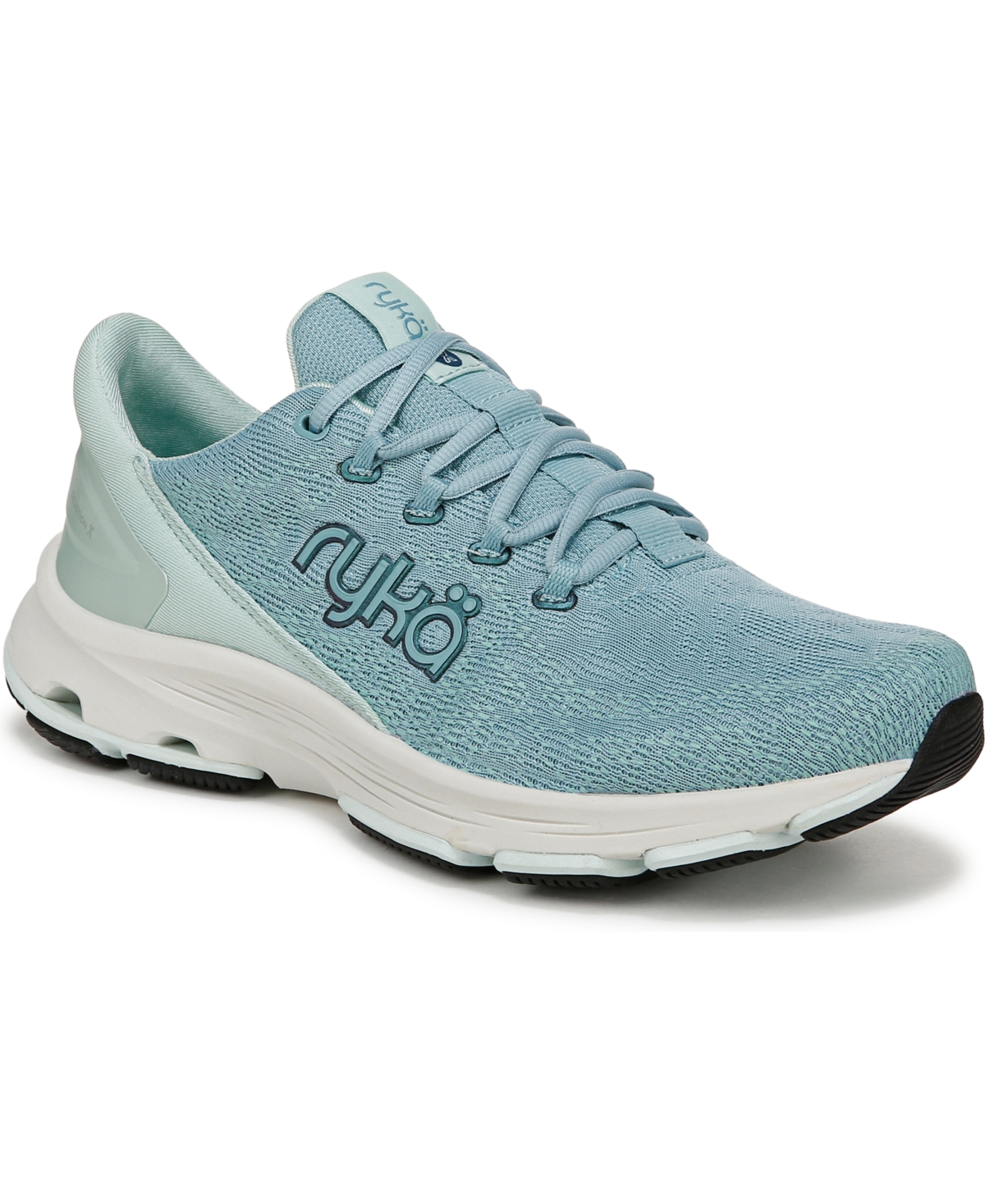 Women's Devotion X Lace Up Walking Sneakers - Nile Blue Mesh Fabric