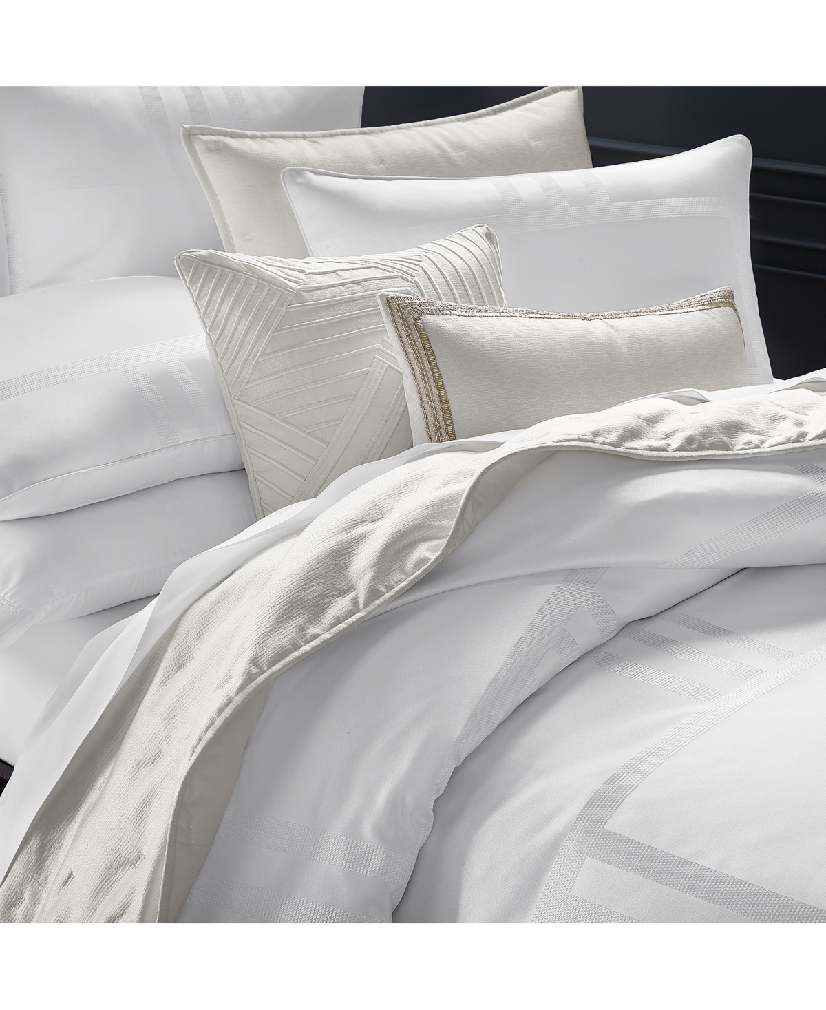 HOTEL COLLECTION STRUCTURE 3-PC. DUVET COVER SET, KING, EXCLUSIVELY AT MACY'S 