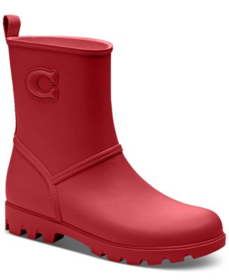 COACH - Women's Ryder Rubber Lug Rain Boots