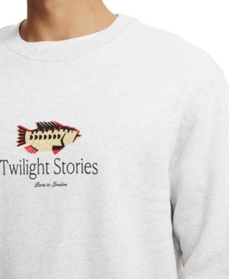 Men's Graphic Crew Fleece Sweatshirt