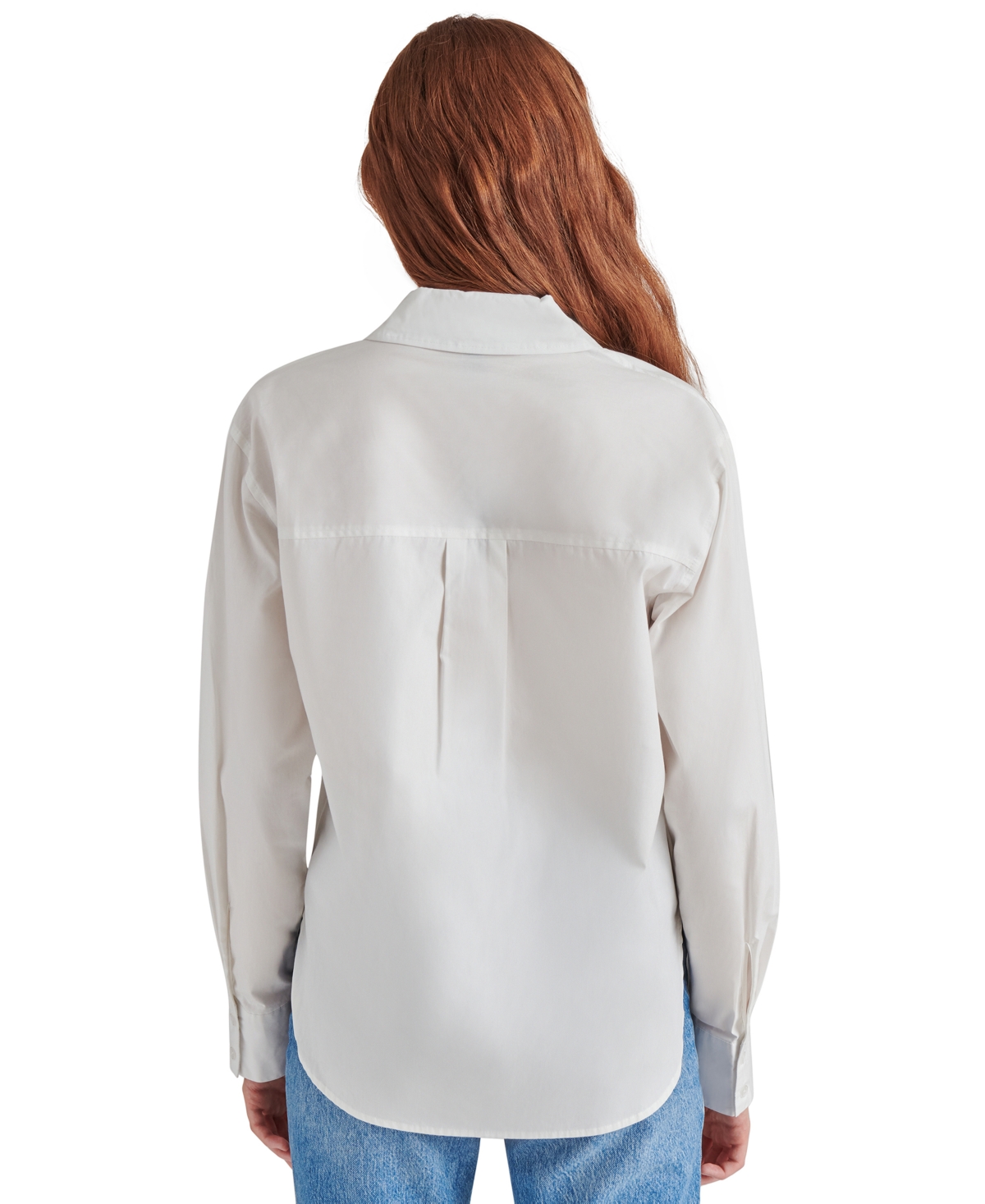 Steve Madden Women's Merida Ruffled Boyfriend Shirt