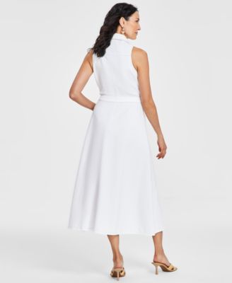 Sheath Dress Macy's White Outfits Shop Mango Linen Dress Shop MANGO  Women S Belt Linen Dress Macy S