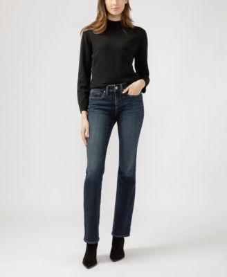 Women's Suki Mid Rise Curvy Fit Slim Bootcut Jeans