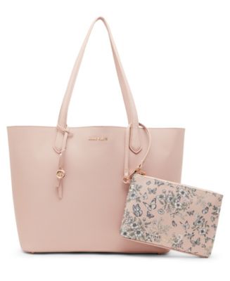 Anne Klein Bonded Blurred Floral Large Tote Bag - Macy's