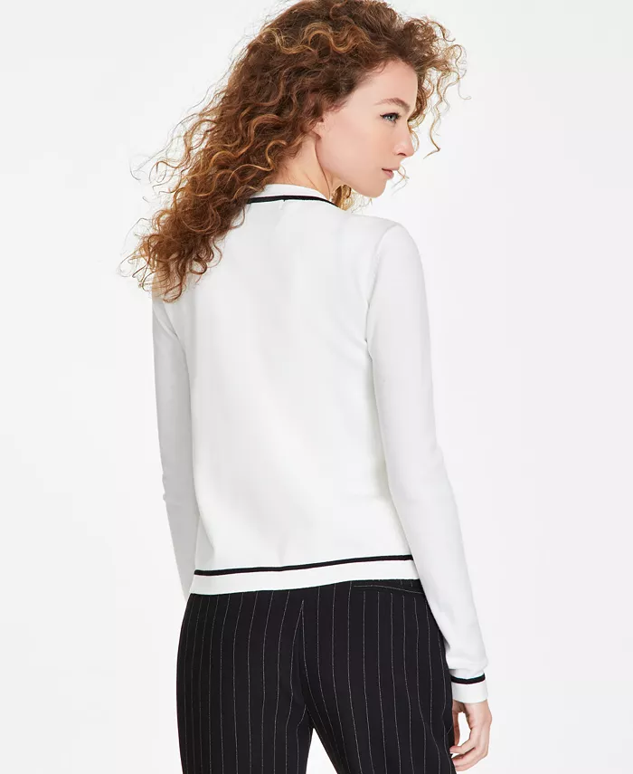 Women's Four-Pocket Crewneck Cardigan - thumbnail 7