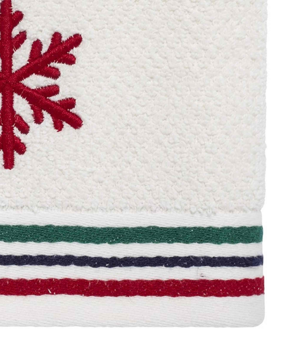Izod Nordic Cotton 2-pack Hand Towel Set, 16" X 28" In White