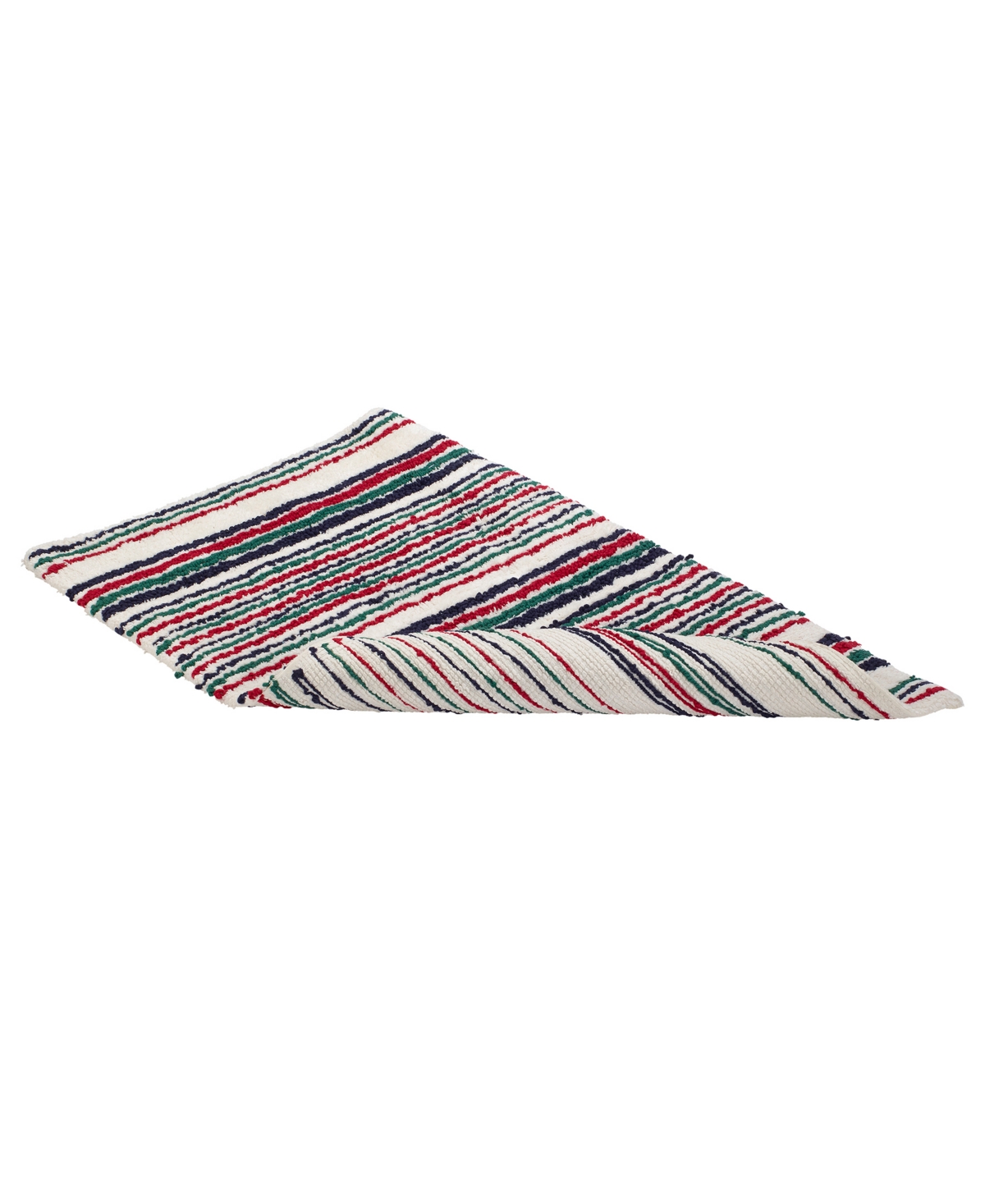 Izod Nordic Cotton Bath Rug, 20" X 32" In Red