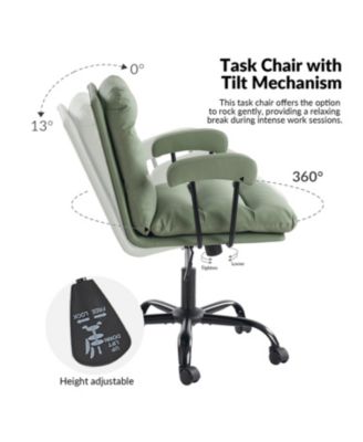 Bartholomew Modern Office Chair with SGS International Certified Stainless Steel Gas Spring