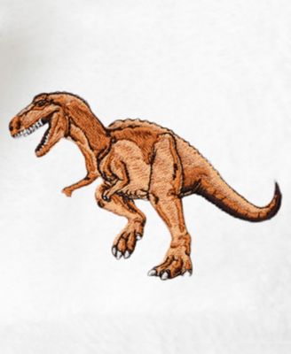 Kids Dino Super Plush Double Brushed Hooded Bathrobe