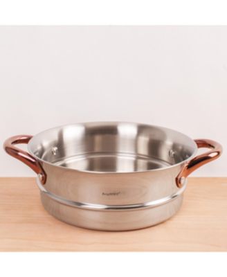 Ouro Gold 18/10 Stainless Steel 10" Steamer Insert, Two Side Handles