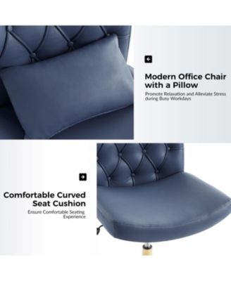 Cyril Modern Office Chair with SGS International Certified Stainless Steel Gas Spring