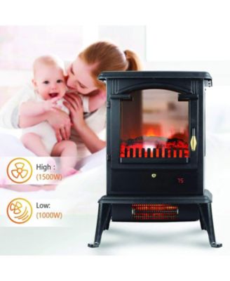 LifePro 1500W 3 Sided Electric Infrared Quartz Indoor Stove Heater
