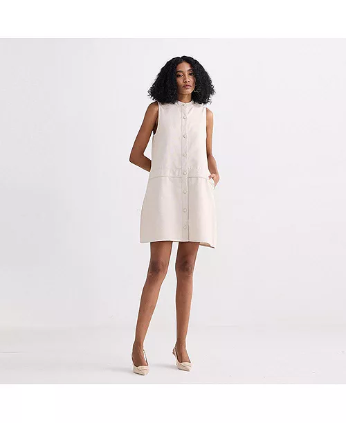 women's the cotton tweed shift dress