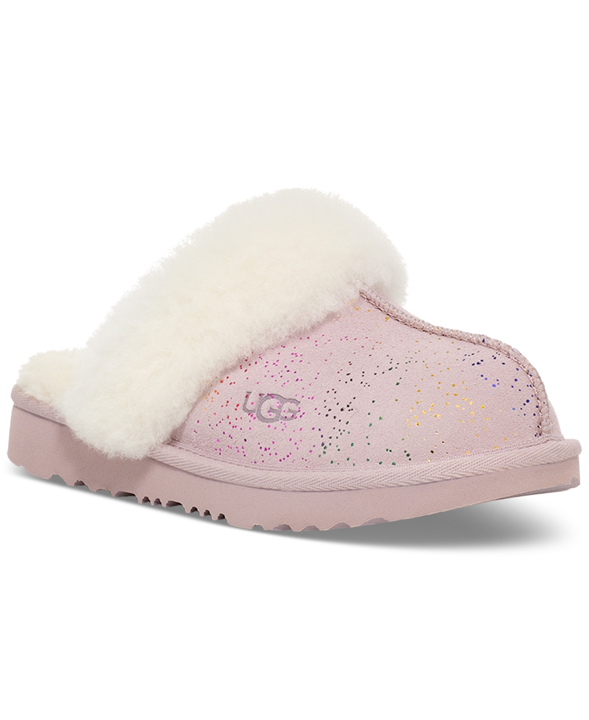 Ugg Kids Cozy Ii Shimmer Sky Clogs - Rainbow Metallic