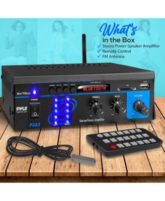 Stereo Power Speaker Amplifier With USB, SD, Bluetooth & FM, 150 Watt