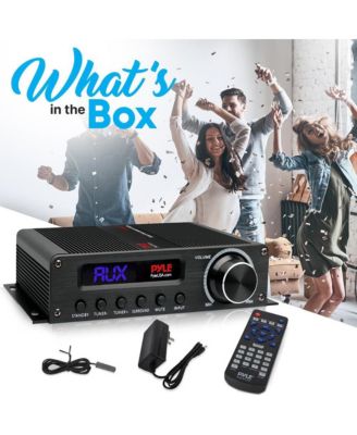5.1-Channel Wireless Bluetooth Amplifier With HDMI Output, FM Radio, & Digital LED Display, 100 Watt