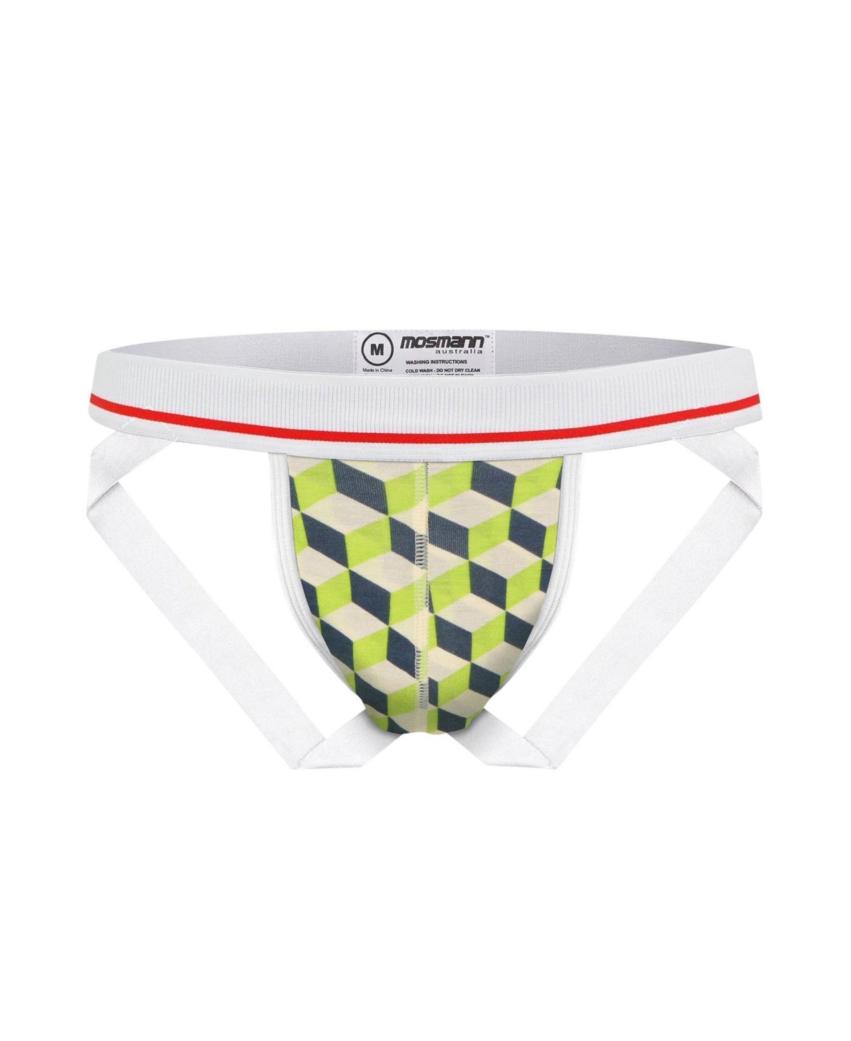 Mosmann Australia Men's Bamboo Jockstrap -Illusion - Green