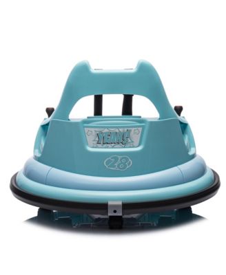 Streamdale Kids' 12V Bumper Car with Remote, LED, Bluetooth, Spin, Padding