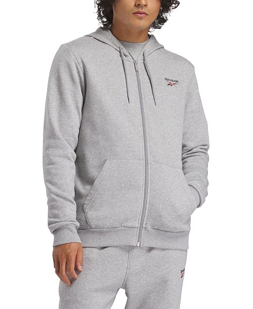 alfani Reebok Men's Zip Front Long Sleeve Hoodie Men's Fashion & Accessories
