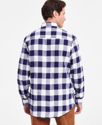 Men's Regular-Fit Plaid Flannel Shirt, Created for Macy's