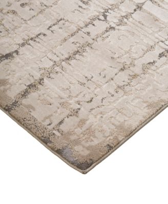 Feizy Waldor 3683f Rug Collection In Ivory,gray