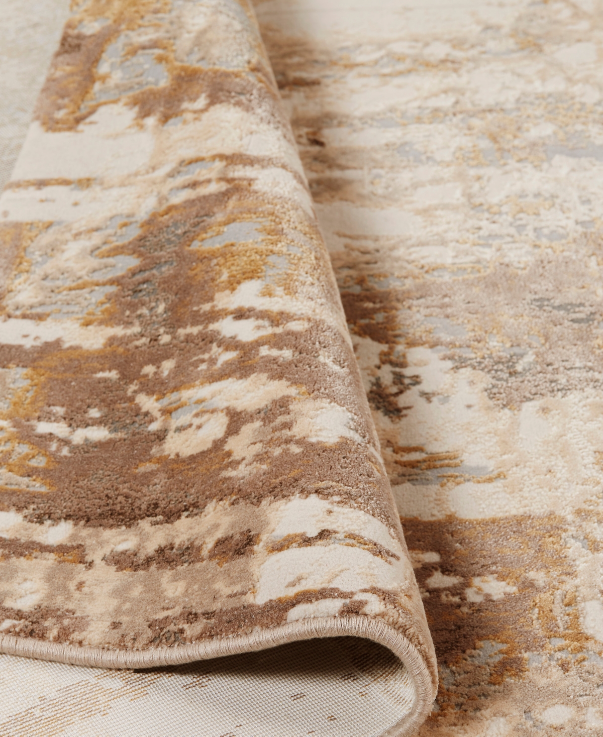 Shop Feizy Parker 3709f 7'9"x10' Area Rug In Tan,ivory