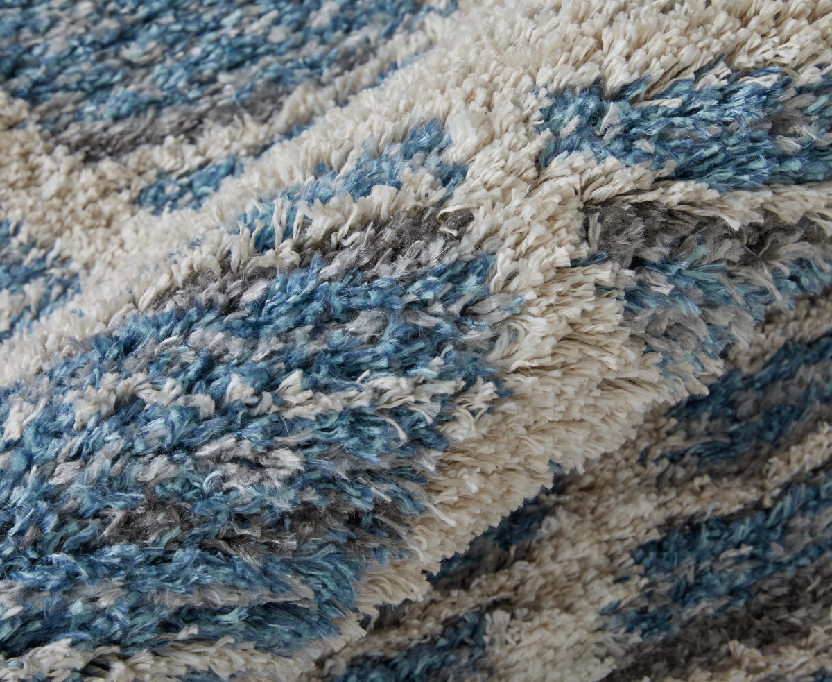 Feizy Mynka 39icf 4'x6' Area Rug In Blue,ivory