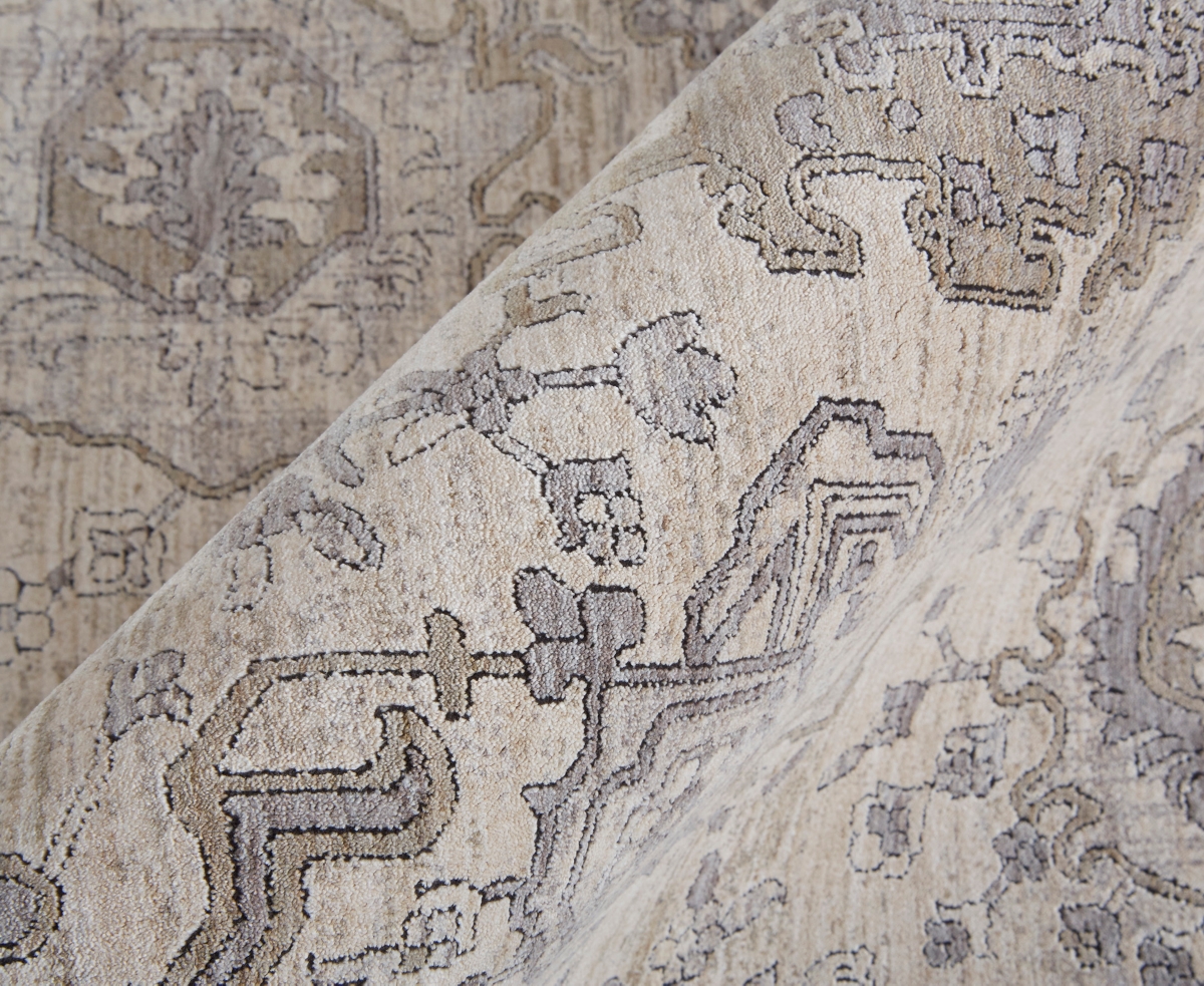Shop Feizy Marquette 3776f 5'x7'2" Area Rug In Gray