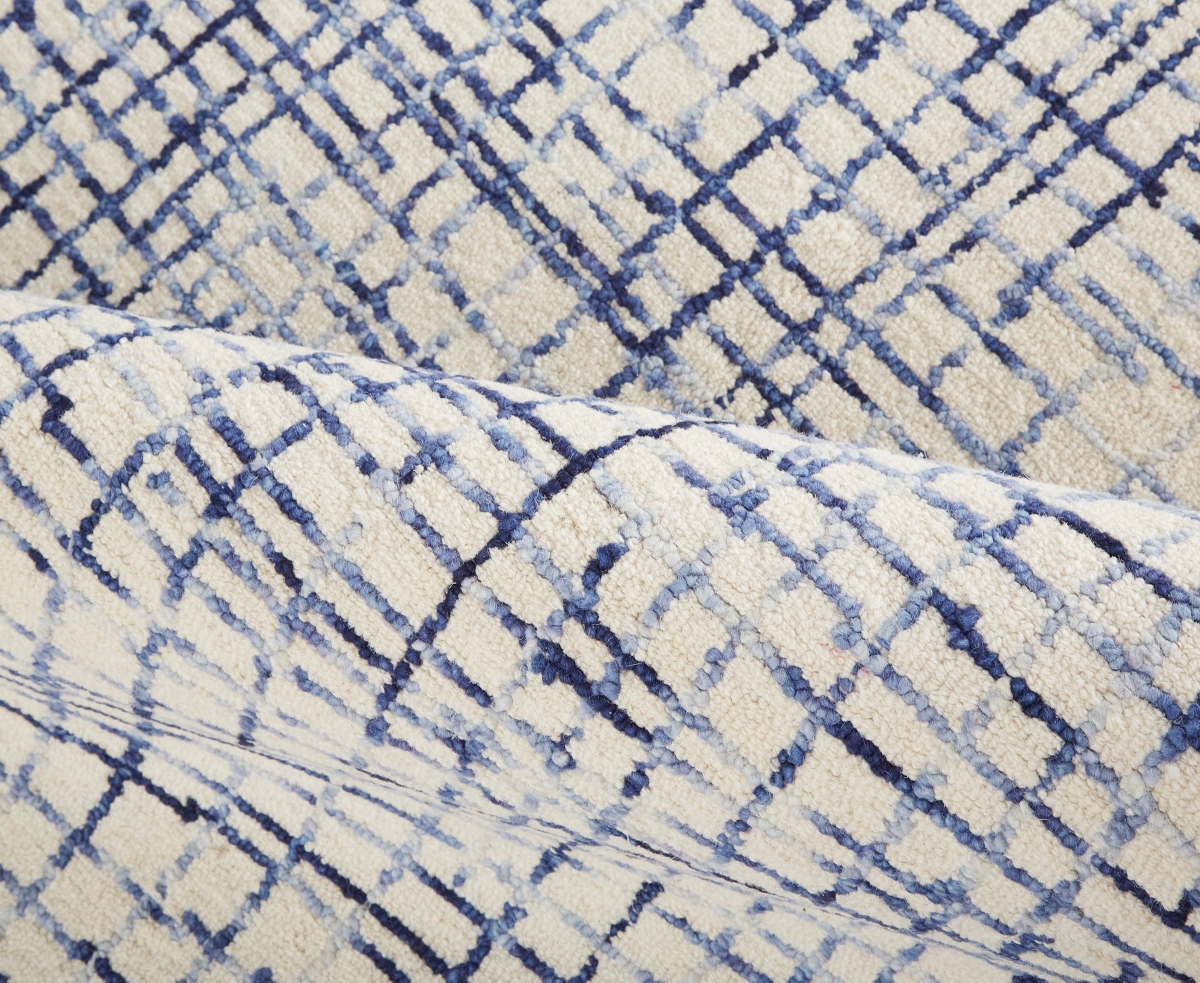 Feizy Maddox 8630f Area Rug, 8' X 10' In Ivory,blue