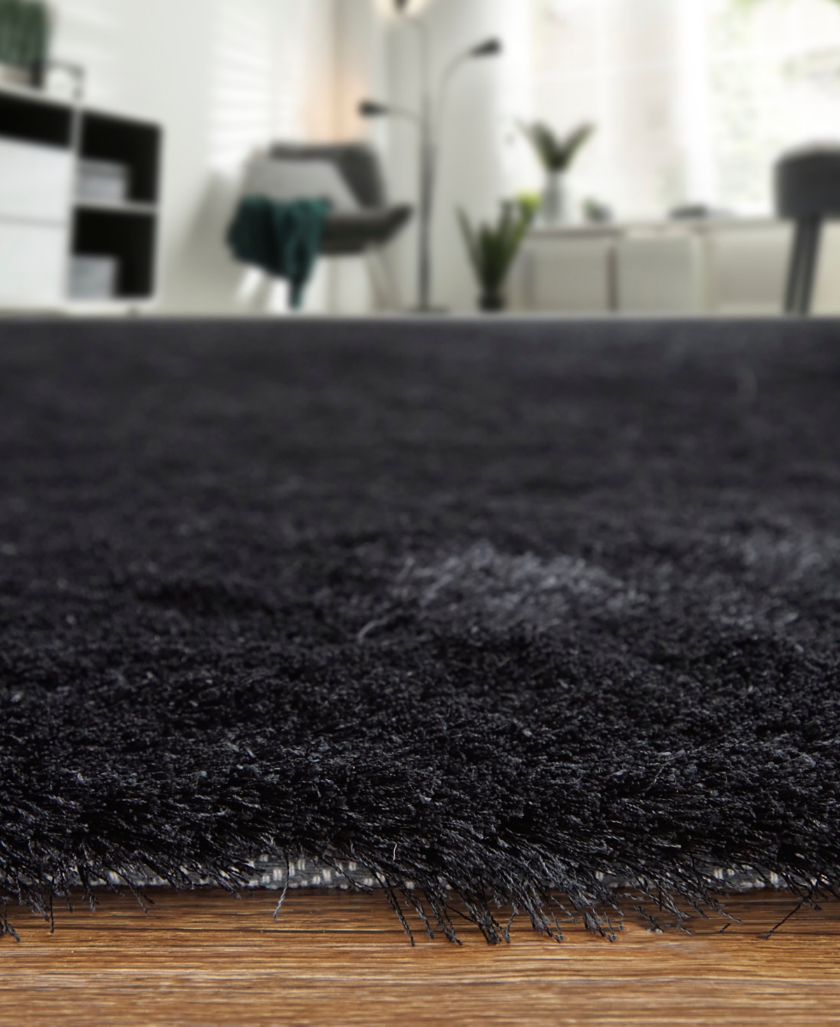 Feizy Indochine 4550f 2'6"x6' Area Rug In Black