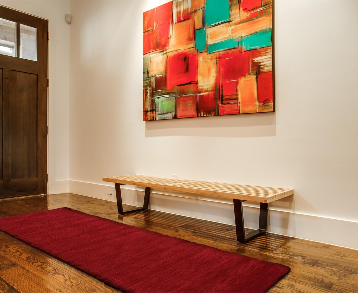 Feizy Luna 8049f 2'6"x8' Runner Area Rug In Red