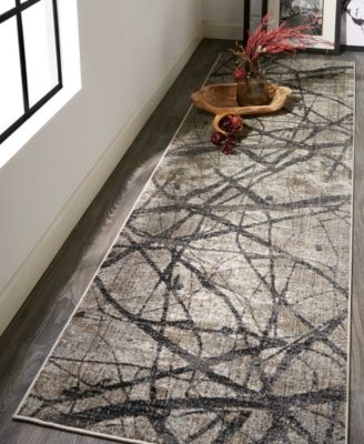 Kano 3877F 2'7"x8' Runner Area Rug