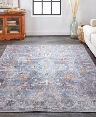 Feizy Percy 39aff Rug Collection In Blue,red