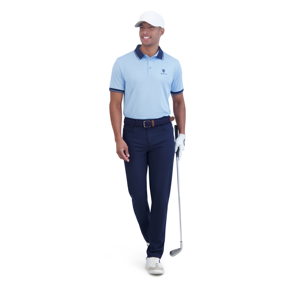 Ben Sherman Sports Fit Polo Shirt In Placid Blue