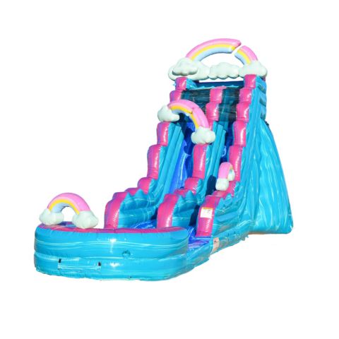 Детская игрушка Jumporange 19 I'Mperfectly Detachable Deep Pool Water Slide with Blower, 19'H x 36'L, For up to 2 People, Ages 3+, цвет: Open Miscellaneous