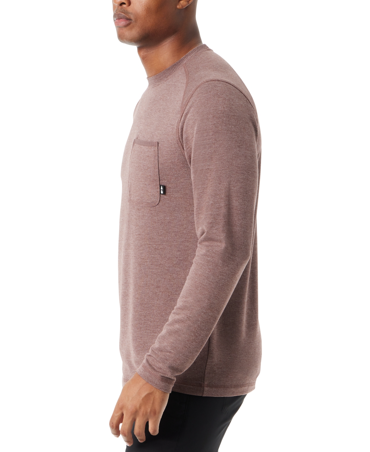 Shop Bass Outdoor Men's Long-sleeve Ribbed T-shirt In Rum Raisin