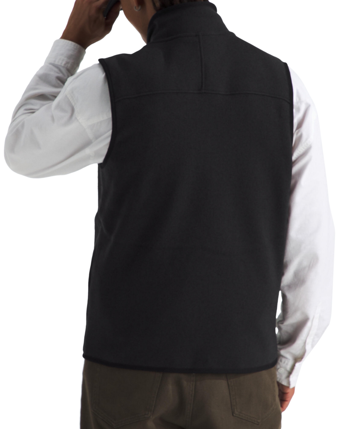 The North Face Men's Front Range Fleece Zip-Front Vest - Tnf Black Heather-npf