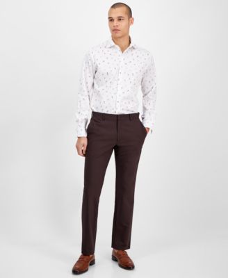 Men's Slim Fit Long Sleeve Button-Front Sami Floral Print Shirt, Exclusively at Macy's