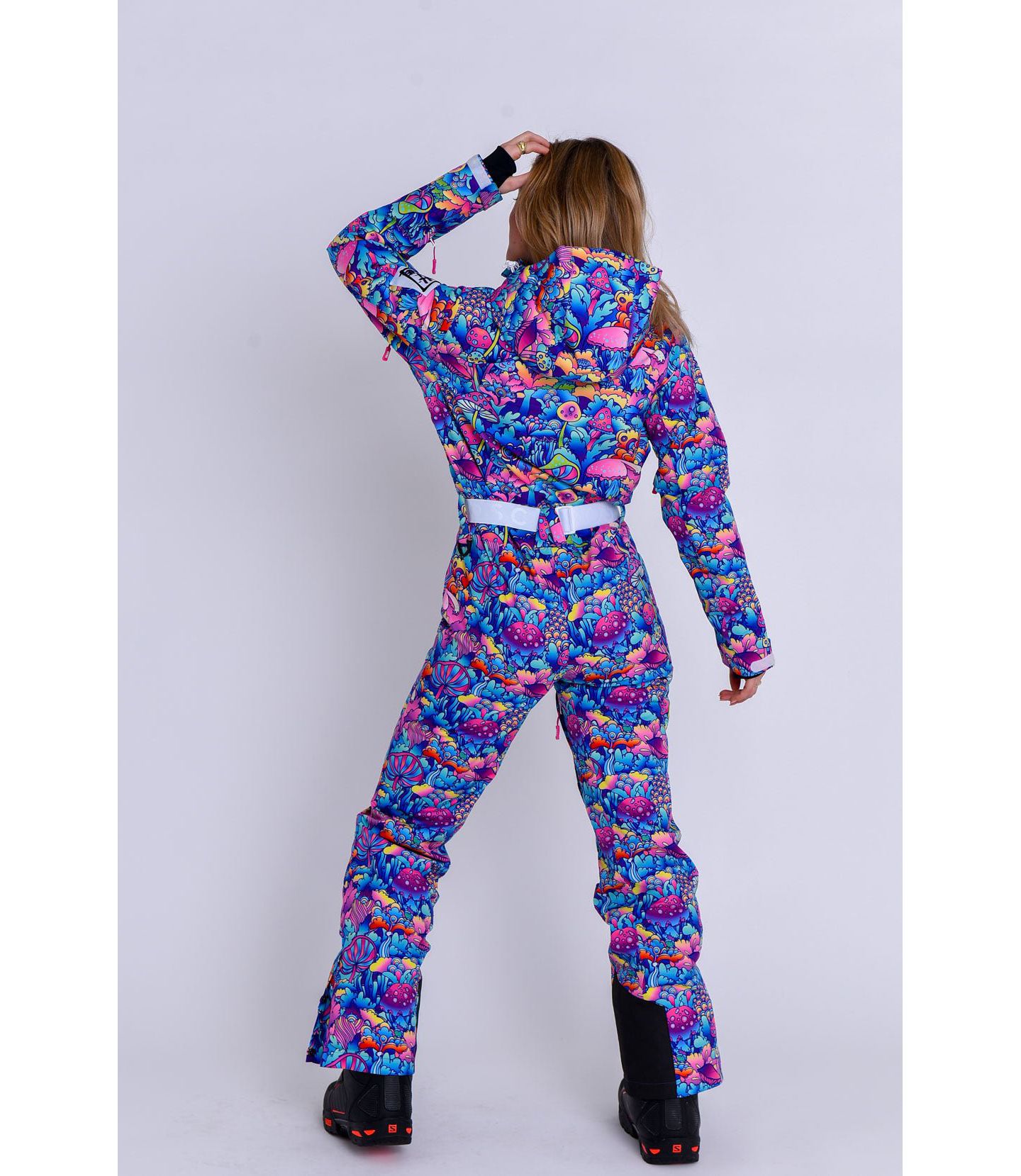 OOSC Women's High Ski Suit, цвет: Geometric Pattern. — фото 9
