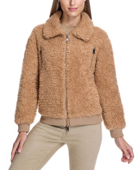 Женские куртки Julia & Stella By Maximilian Sherpa Jacket