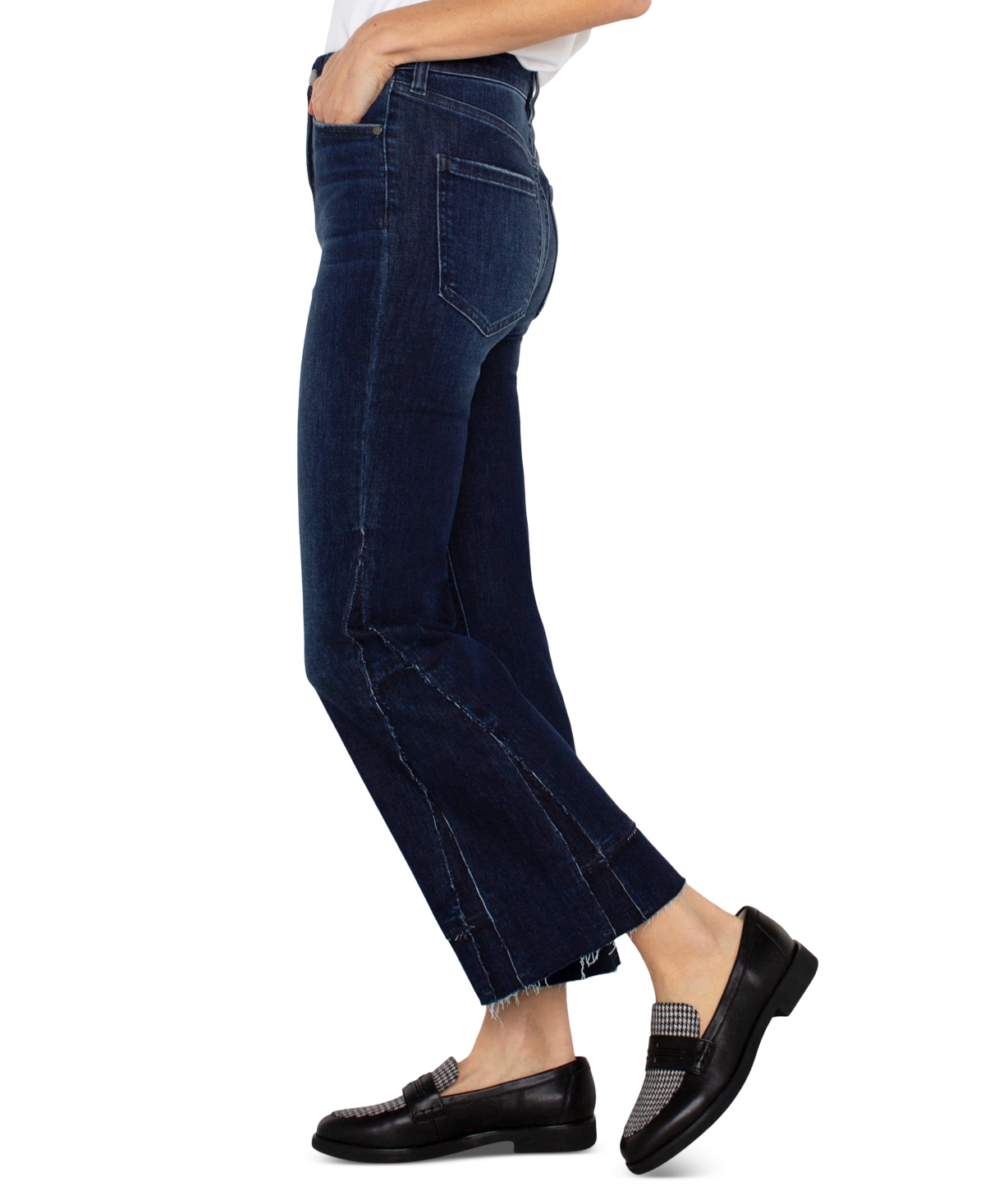 Liverpool Los Angeles Women's Hannah High-Rise Cropped Flare Jeans