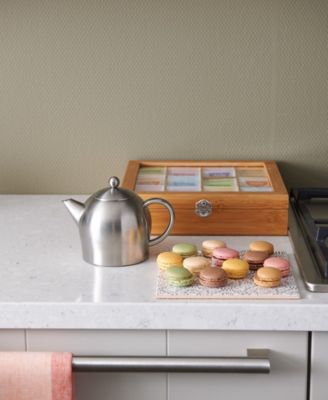 BREDEMEIJER Stainless Steel Doubled Walled 17 Fluid Oz Satin Finish Teapot